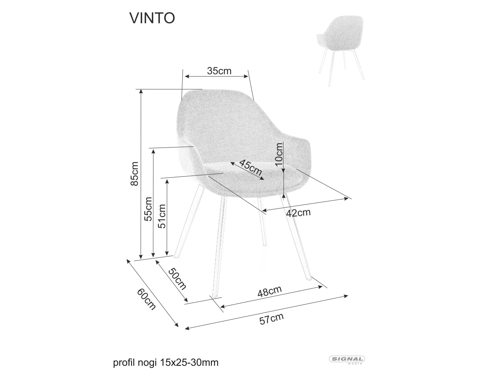 Sedia Vinto Brego - immagine 3