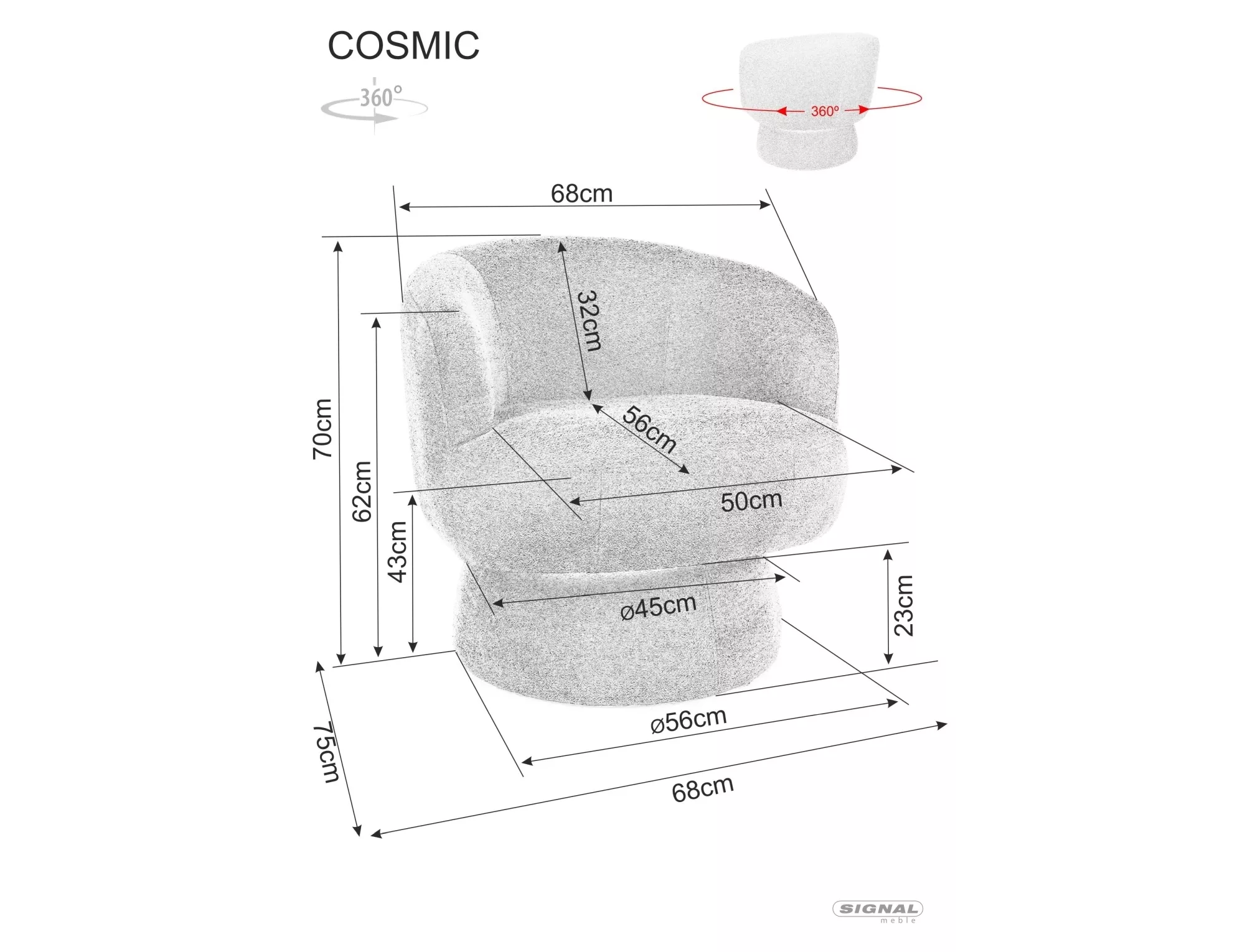 Poltrona Cosmic Raven - immagine 2